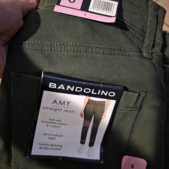 Nwt Bandolino Amy Jeans Size 6 - Picture 2 of 2